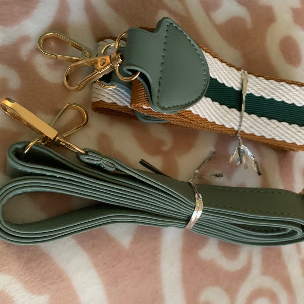 Rectangular Green Handbag - image 6